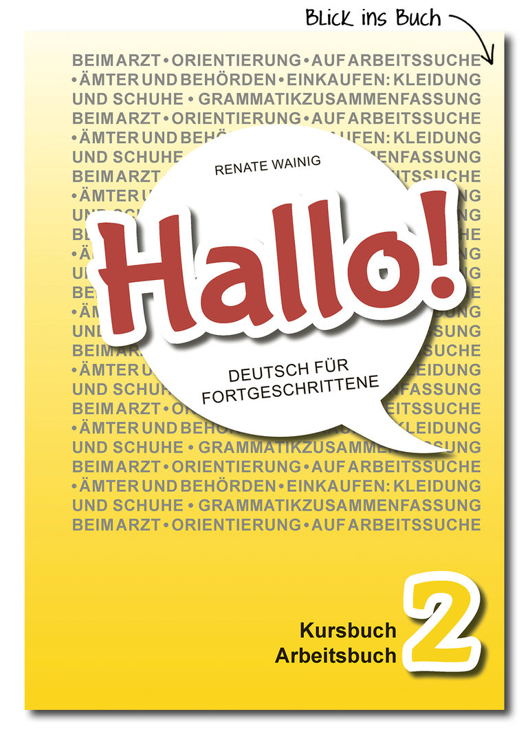 HALLO 2 - Deutsch für Fortgeschrittene (Schüler)